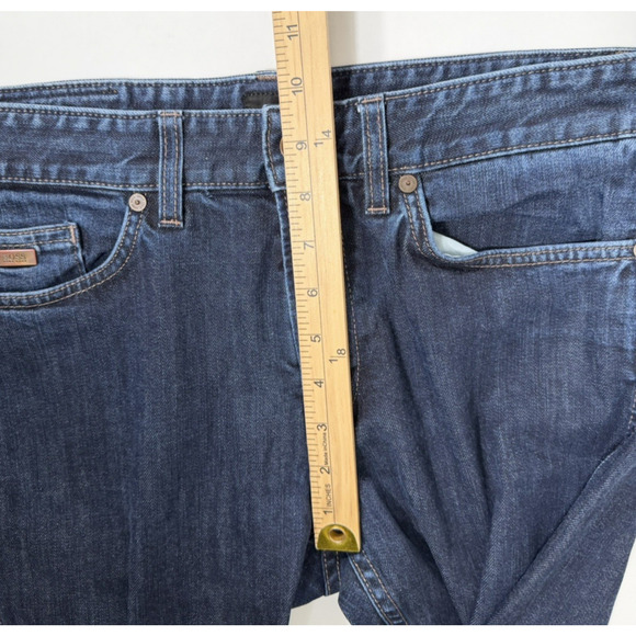 HUGO Boss Delaware Slim Fit Stretch Denim Jeans Dark Wash Blue Size 32x30 - Picture 4 of 14